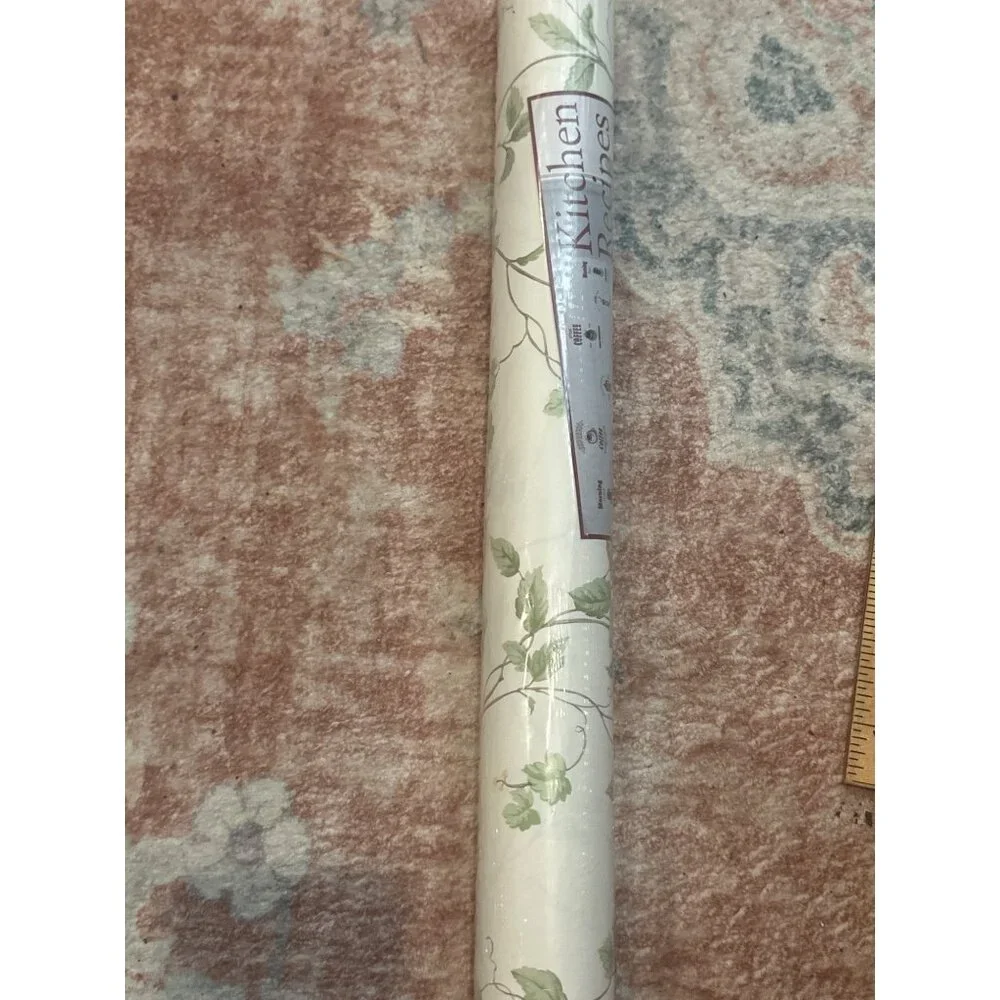 NEW Kitchen Recipes Leaf Trail Vinyl Non-woven Matte Wallpaper Nature 43969683